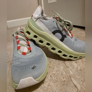 OnCloud Monster Running Shoes. Glacier And Meadow